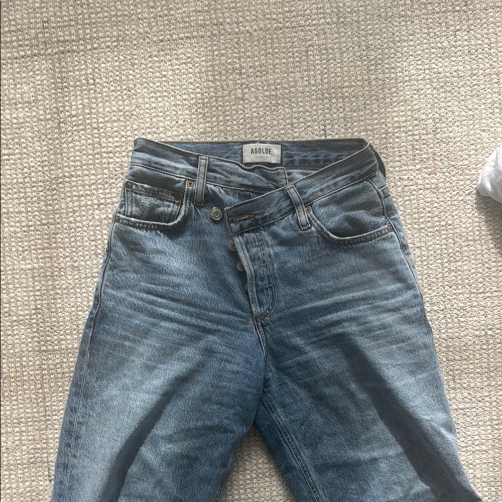 AGOLDE women’s crossover jeans